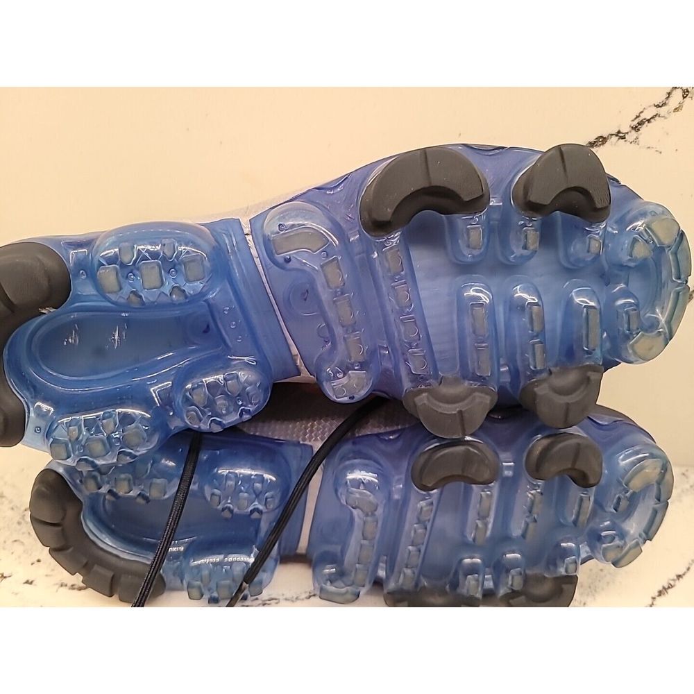 NIKE AIR VAPORMAX 2019‎ (GS) DARK GREY/BLUE ORANGE US SZ 5Y - Picture 9 of 11